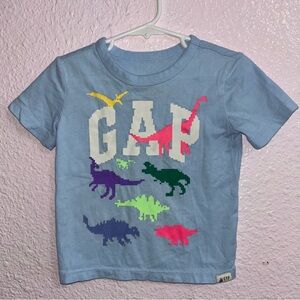 GAP Kids Light Blue Dinosaur Tee